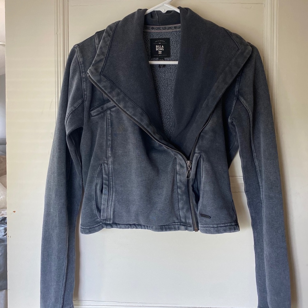 Grey Zip-Up Jacket